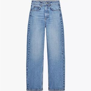 Zara TRF High-Waisted Mom-Fit Jeans